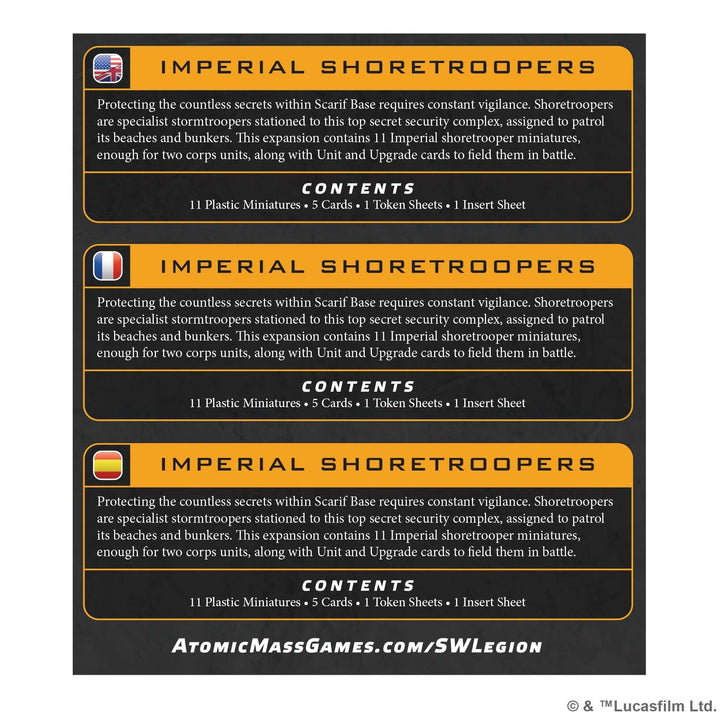 Star Wars Legion Imperial Shoretroopers Board Game by Atomic Mass 2