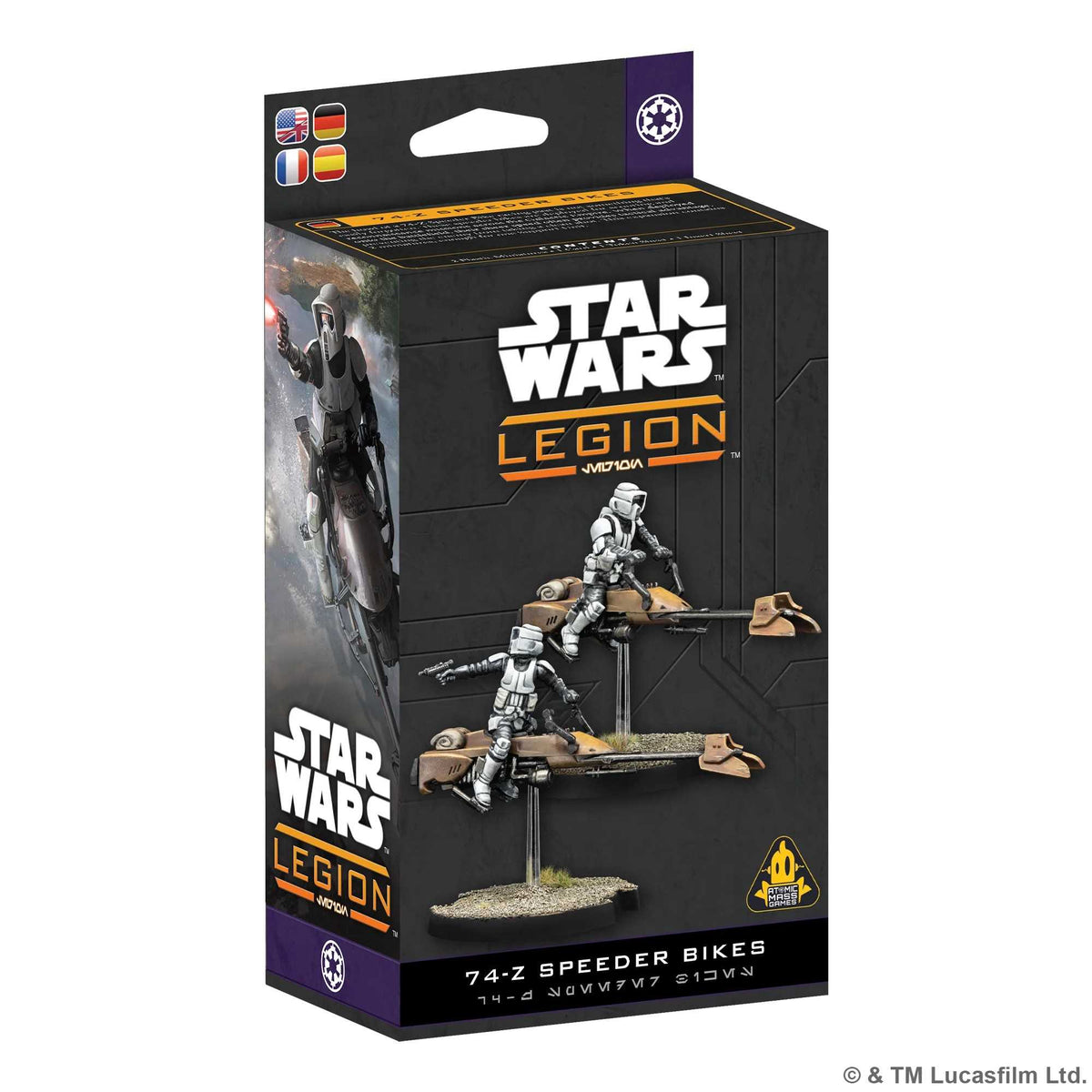 Star Wars Legion 74 Z Speeder Bike Unit Expansion Miniature Game by Atomic Mass 1