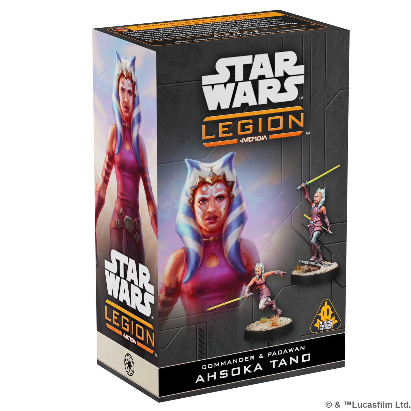 Star Wars Legion Commander and Padawan Ahsoka Tano Board Game by Atomic Mass 1