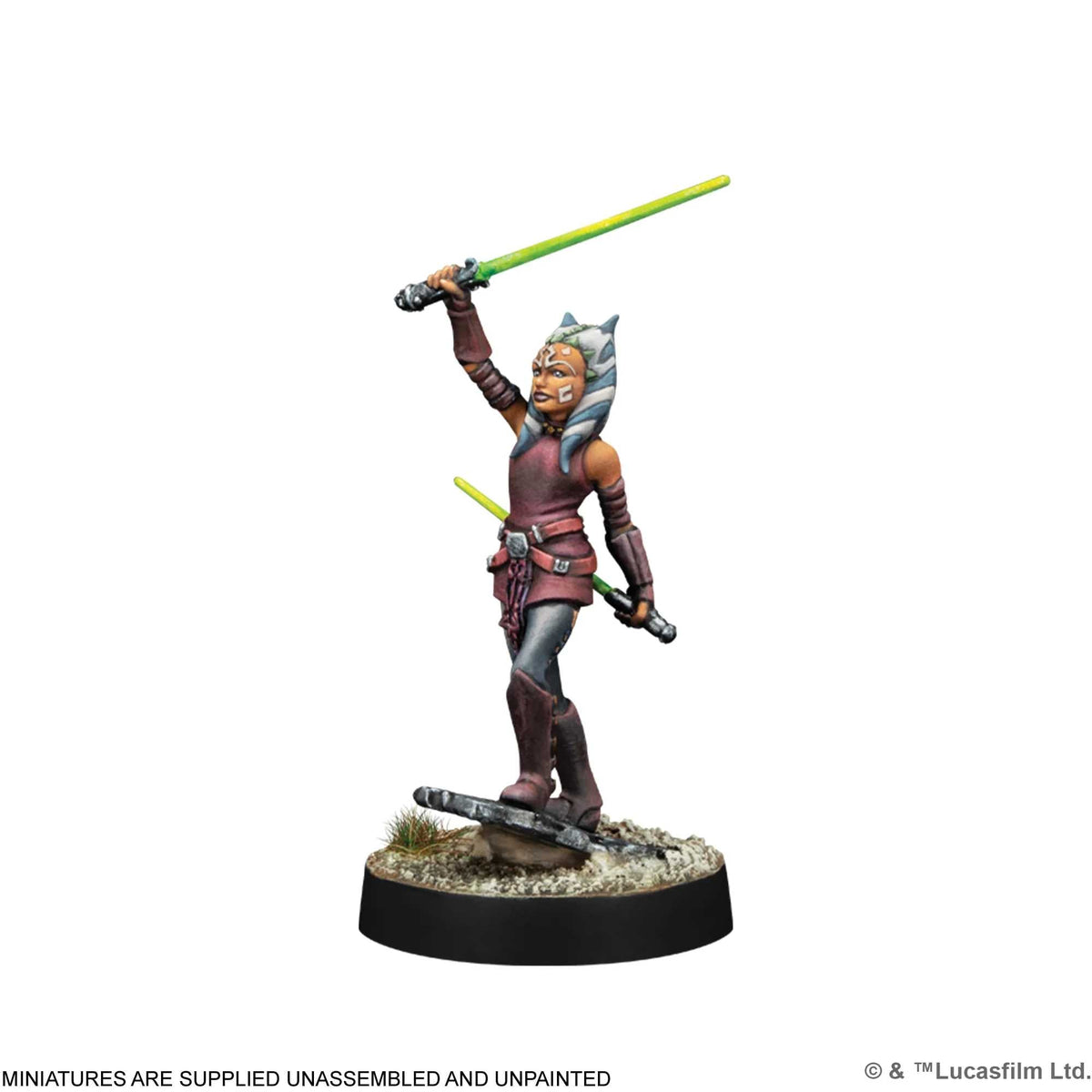 Star Wars Legion Commander and Padawan Ahsoka Tano Board Game by Atomic Mass 3