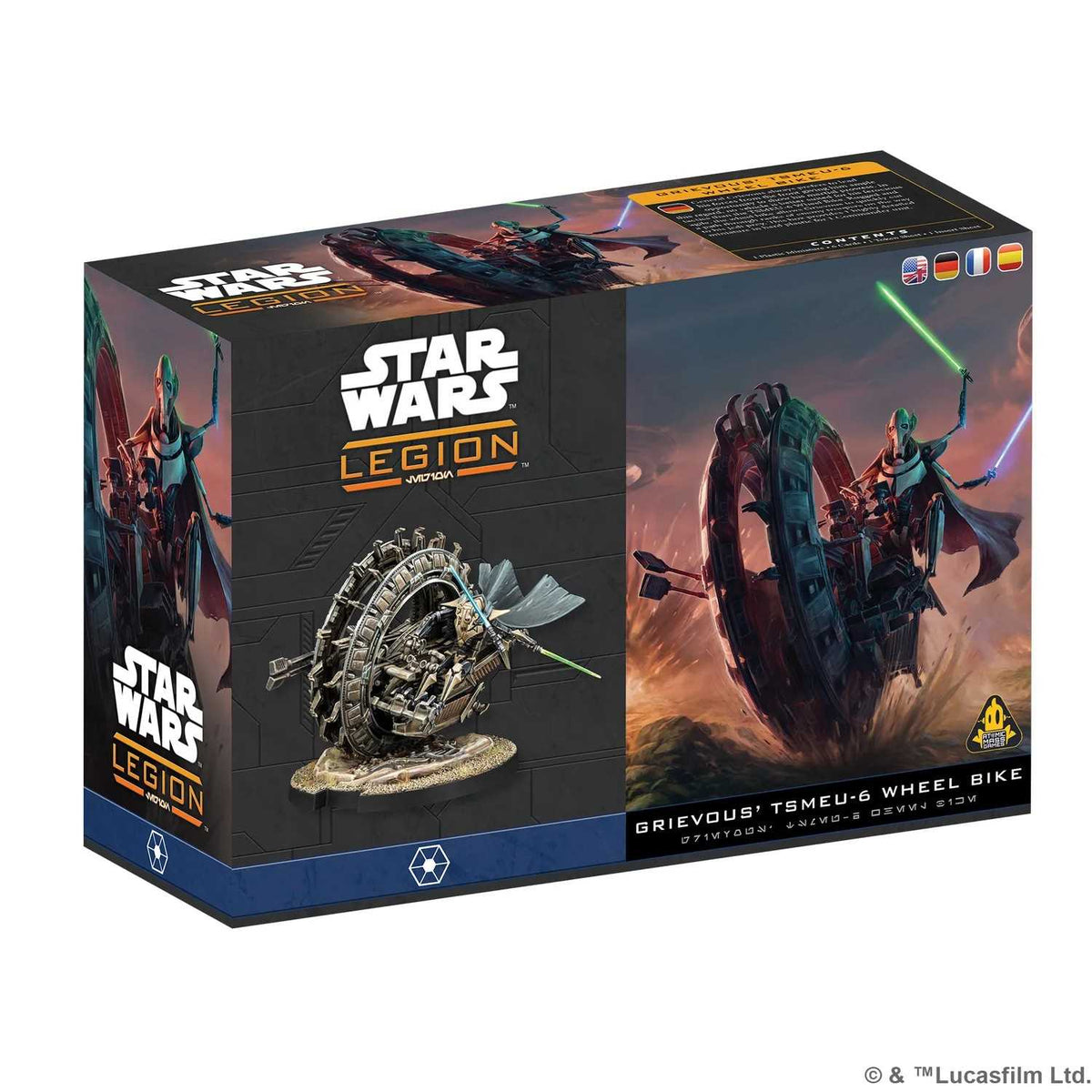 Star Wars Legion General Grievous TSMEU 6 Wheel Bike Board Game by Atomic Mass 1