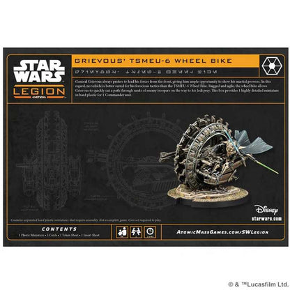 Star Wars Legion General Grievous TSMEU 6 Wheel Bike Board Game by Atomic Mass 2