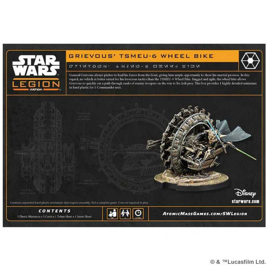 Star Wars Legion General Grievous TSMEU 6 Wheel Bike Board Game by Atomic Mass 2