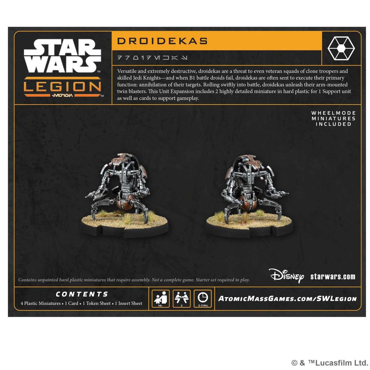 Star Wars Legion Droidekas Board Game by Atomic Mass 2