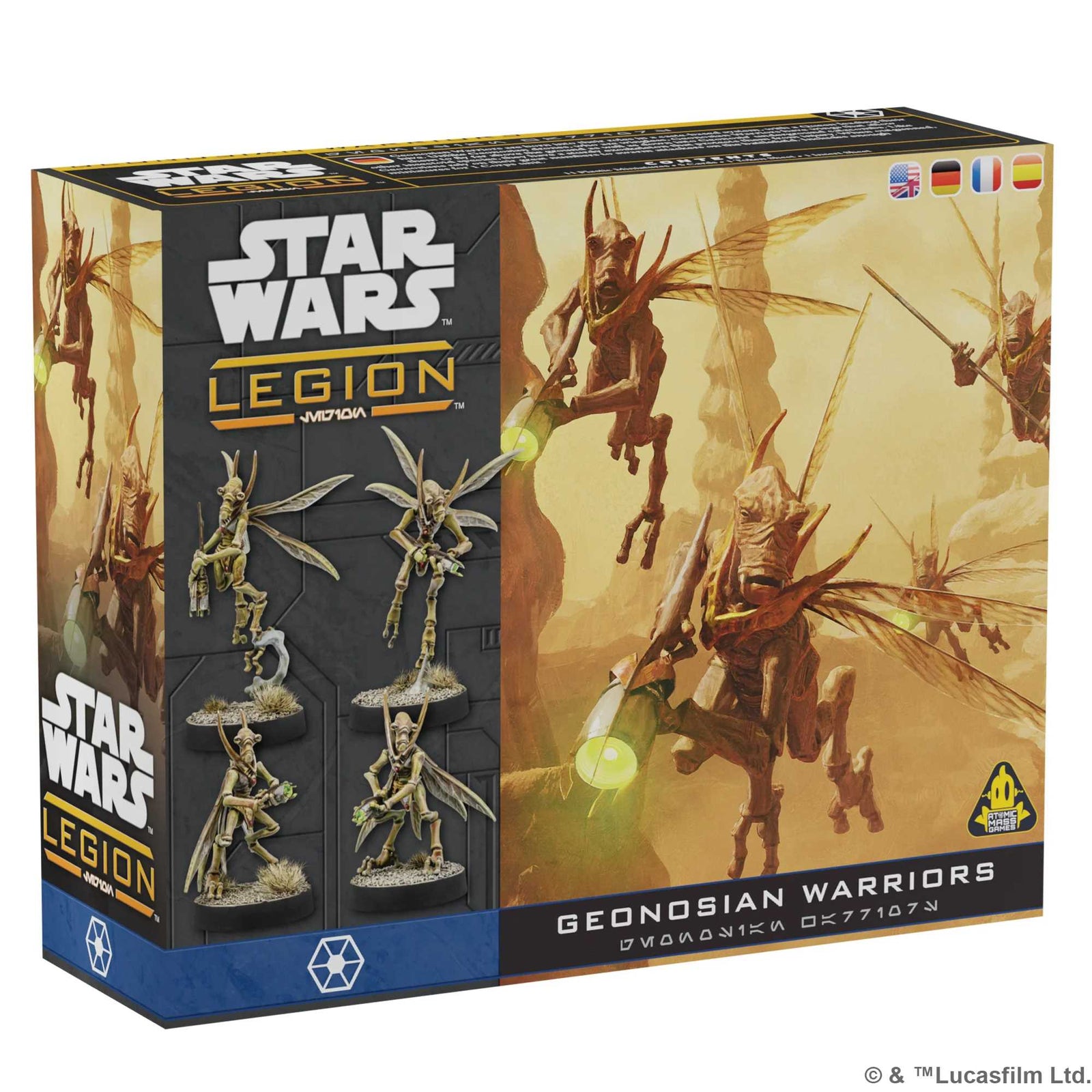 Star Wars Legion Geonosian Warriors Unit Expansion Board Game by Atomic Mass 1
