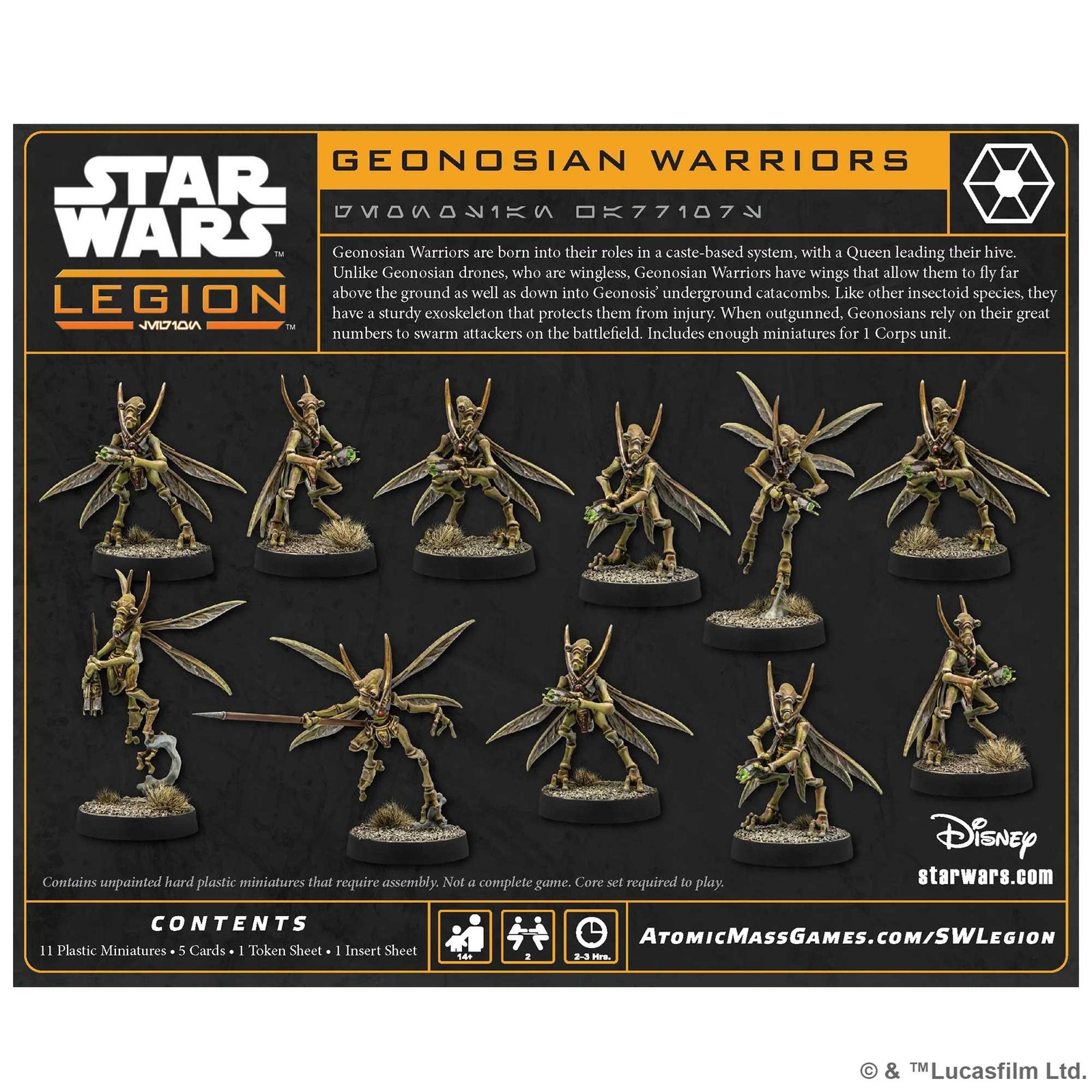 Star Wars Legion Geonosian Warriors Unit Expansion Board Game by Atomic Mass 2