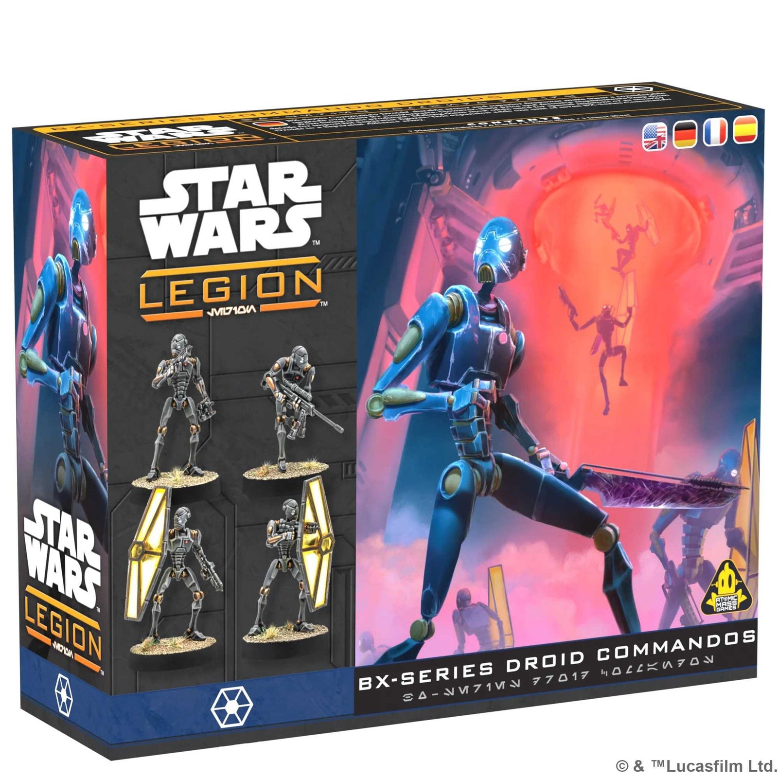 Star Wars Legion BX Series Droid Commandos Board Game by Atomic Mass 1