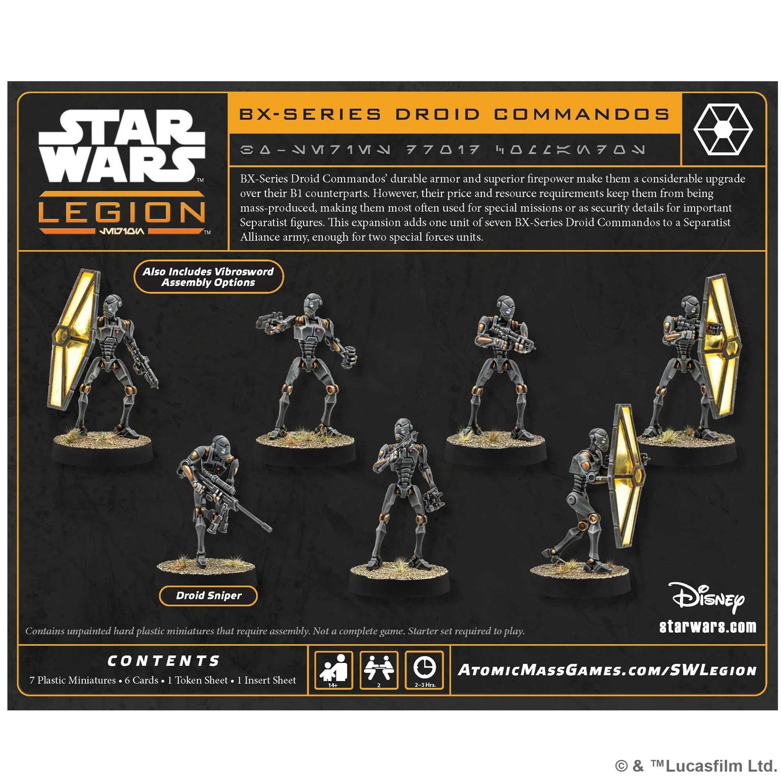 Star Wars Legion BX Series Droid Commandos Board Game by Atomic Mass 2