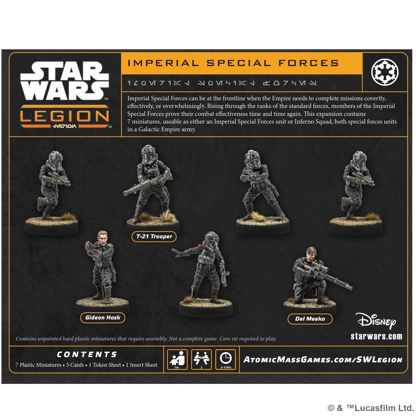 Star Wars Legion Imperial Special Forces Miniature Game by Atomic Mass 2