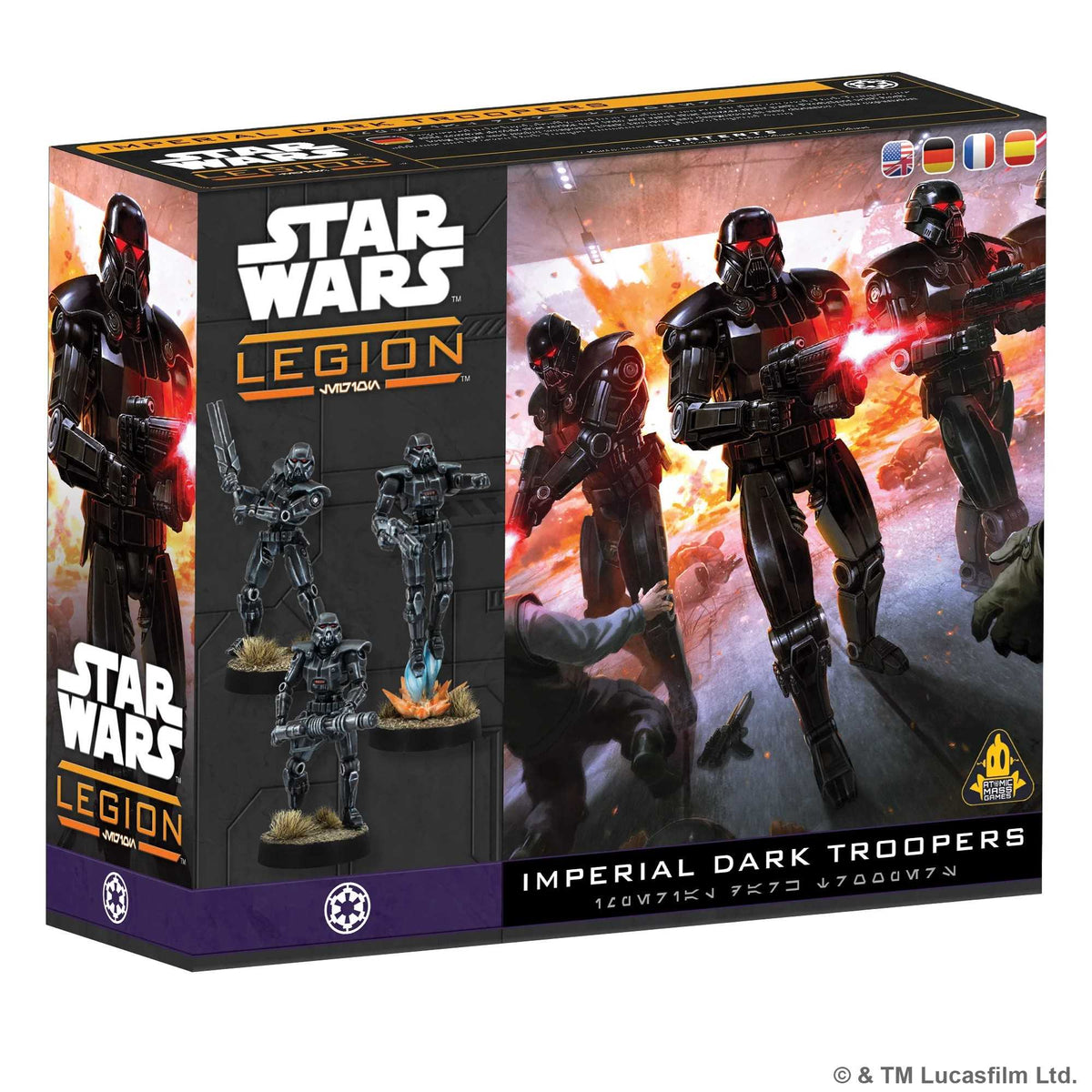 Star Wars Legion Dark Troopers Unit Expansion Board Game by Atomic Mass 1