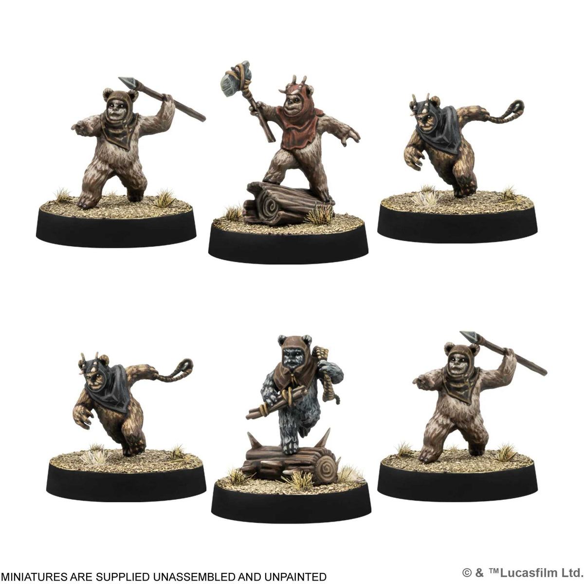 Star Wars Legion Ewok Warriors Unit Expansion Board Game by Atomic Mass 3