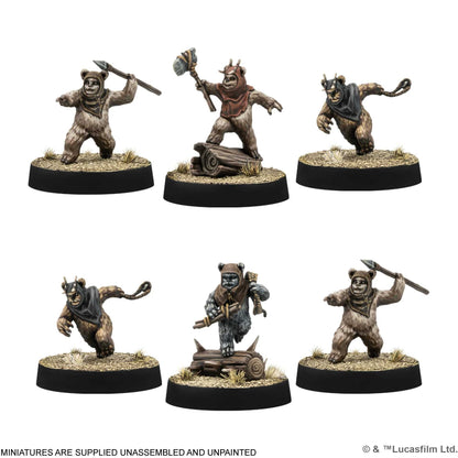 Star Wars Legion Ewok Warriors Unit Expansion Board Game by Atomic Mass 3