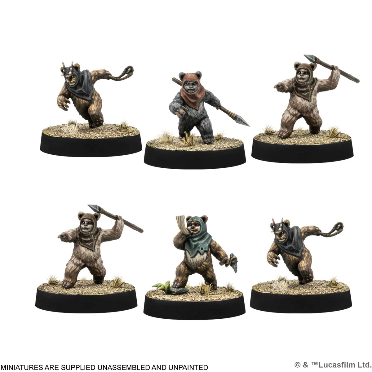 Star Wars Legion Ewok Warriors Unit Expansion Board Game by Atomic Mass 4