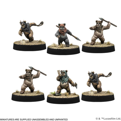 Star Wars Legion Ewok Warriors Unit Expansion Board Game by Atomic Mass 4