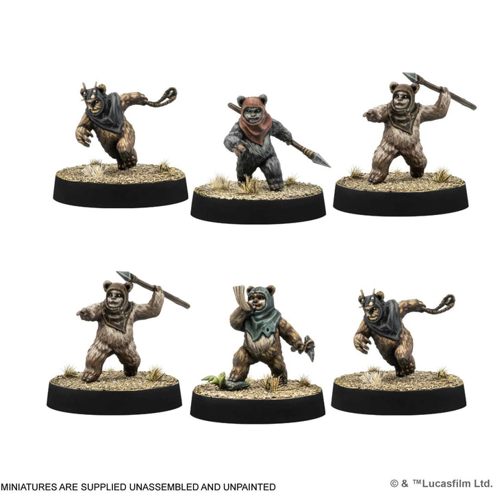 Star Wars Legion Ewok Warriors Unit Expansion Board Game by Atomic Mass 4