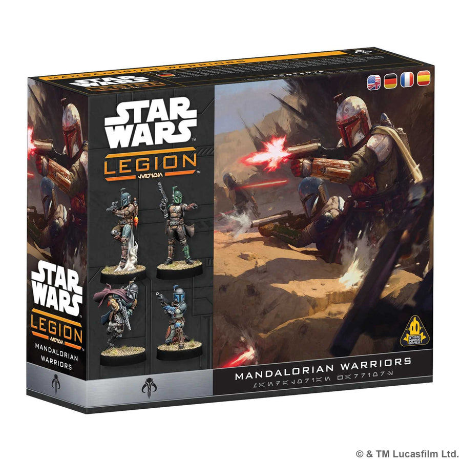 Star Wars Legion Mandalorian Warriors Miniatures Game Expansion