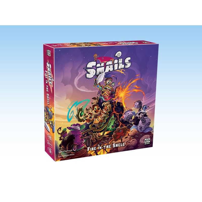 Snails Fire in the Shell Board Game by Galakta 1