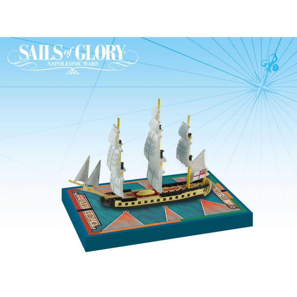 Sails of Glory Ship Pack HMS Concorde 1784 HMS Unite 1796 Board Game 1