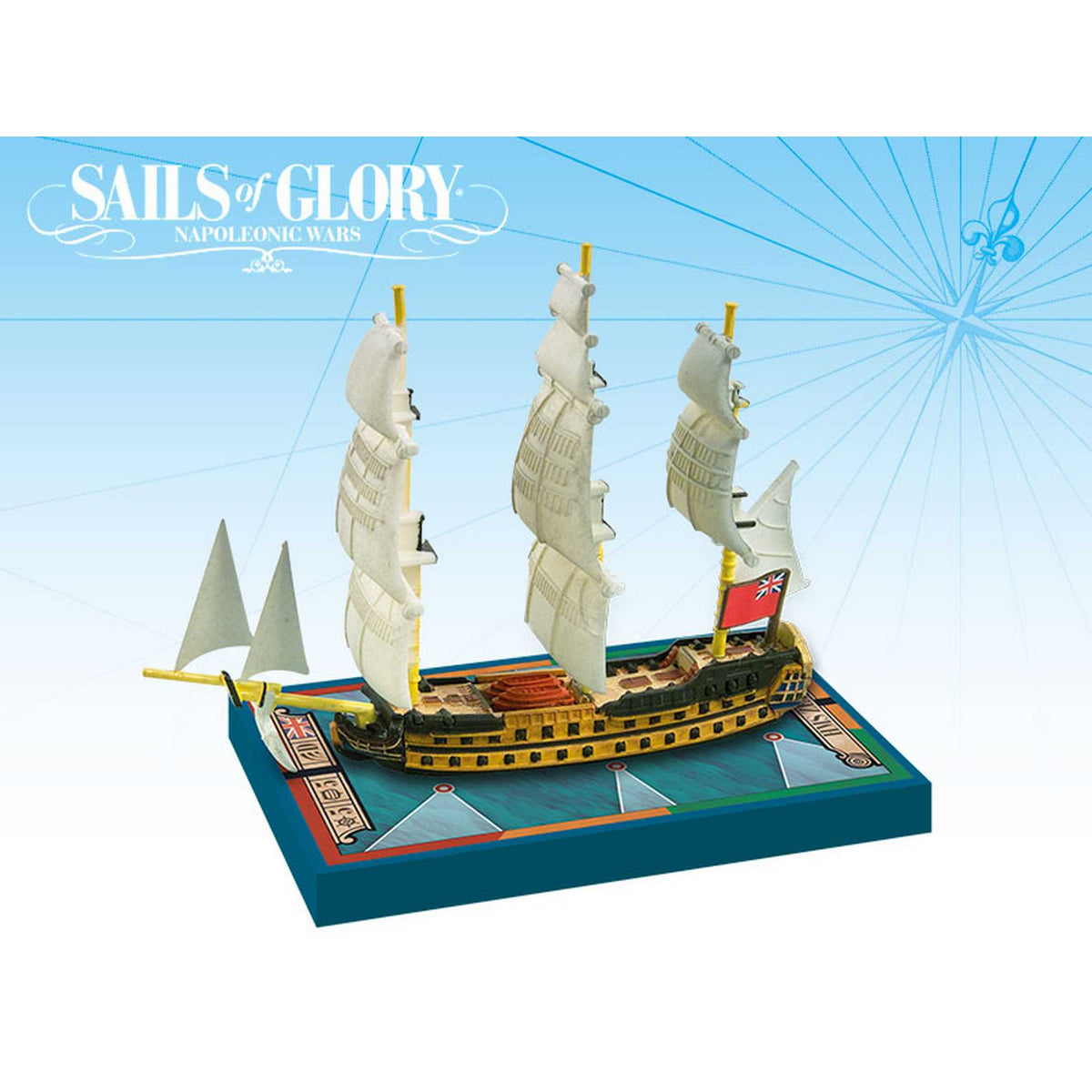 Sails of Glory Ship Pack HMS Zealous 1785 HMS Superb 1760 Board Game 1