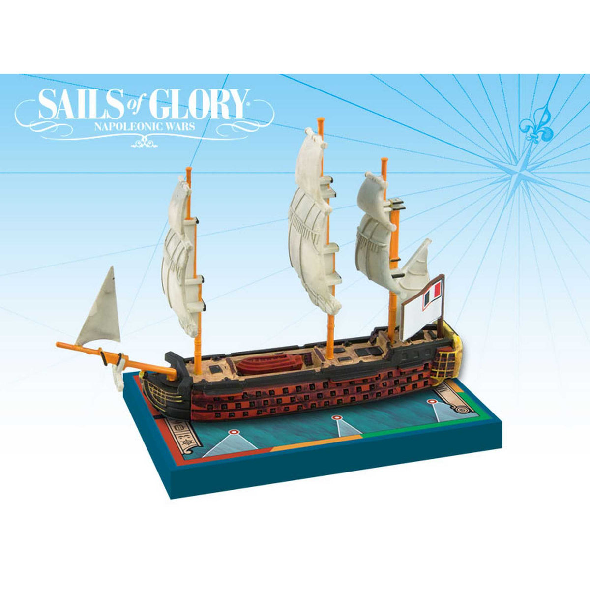 Sails of Glory Ship Pack Montagne 1790 Commerce De Marseille 1788 1