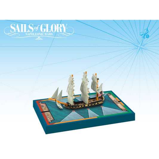 Sails of Glory Ship Pack Thorn 1779 USS Atlanta 1781 Board Game 1