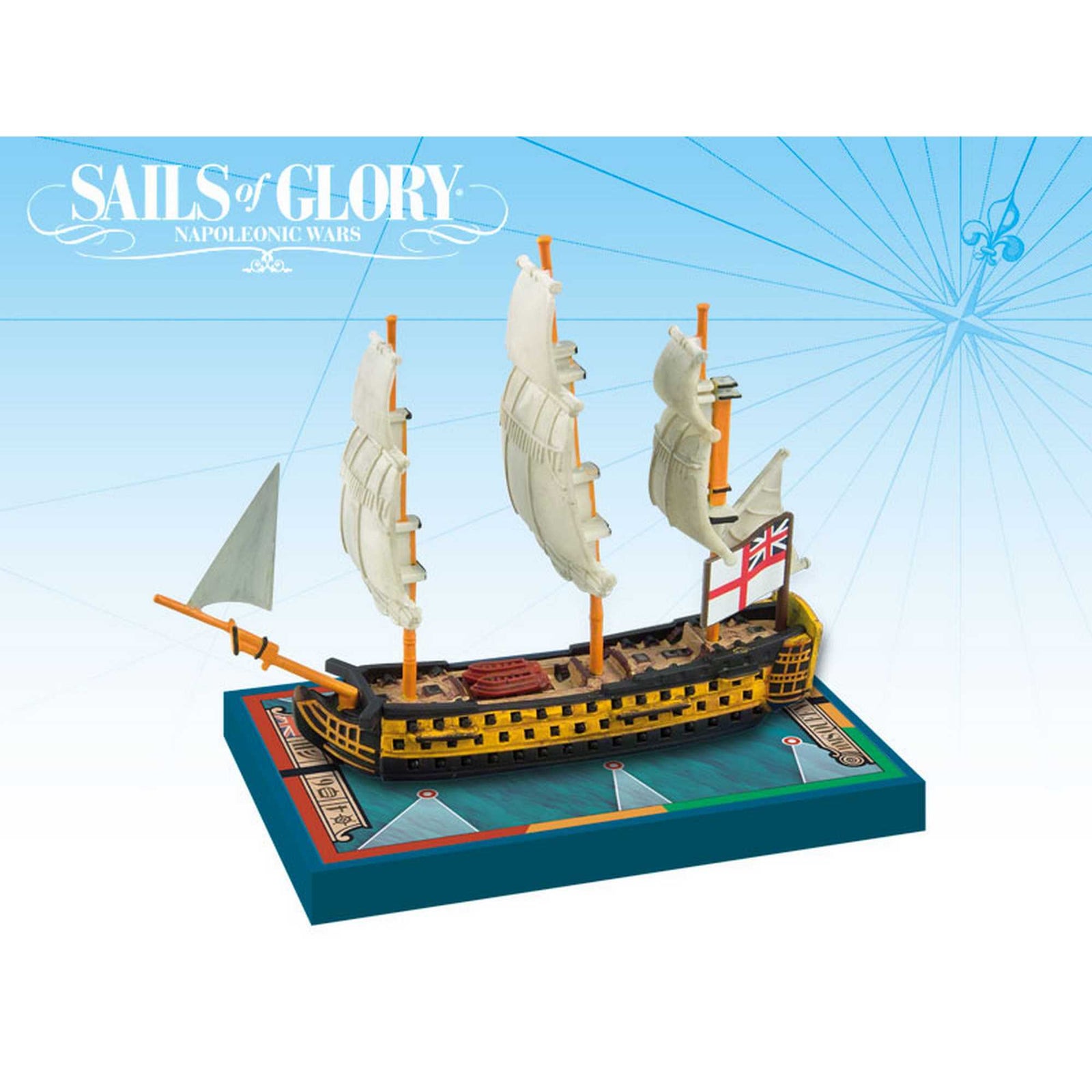 Sails of Glory Ship Pack HMS Queen Charlotte 1790 HMS Ville De Paris 1795 1