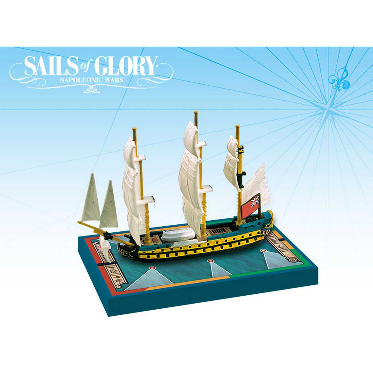 Sails of Glory Ship Pack HMS Protee 1780 HMS Argonaut 1782 Board Game 1