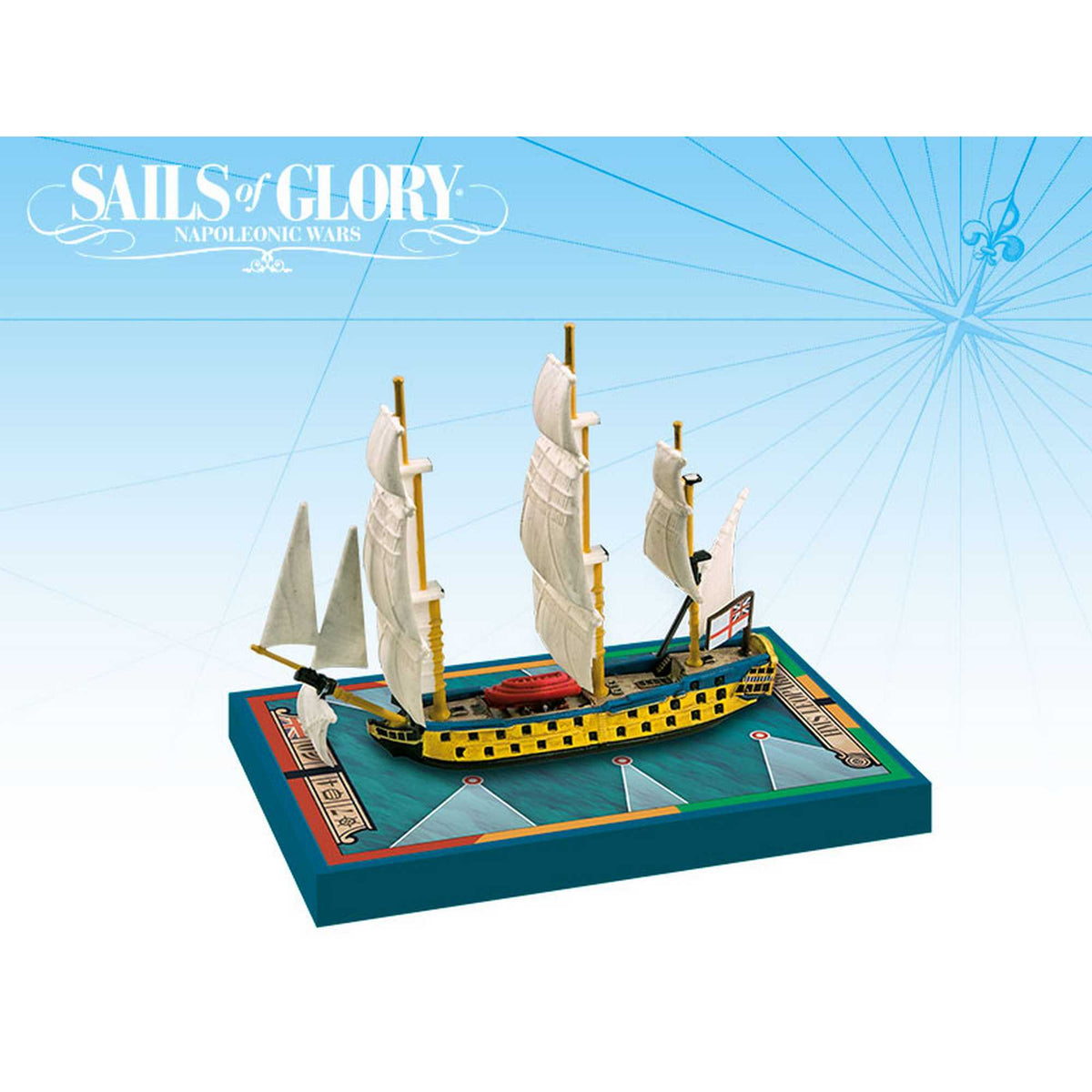 Sails of Glory Ship Pack HMS Leopard 1790 HMS Isis 1774 Board Game 1