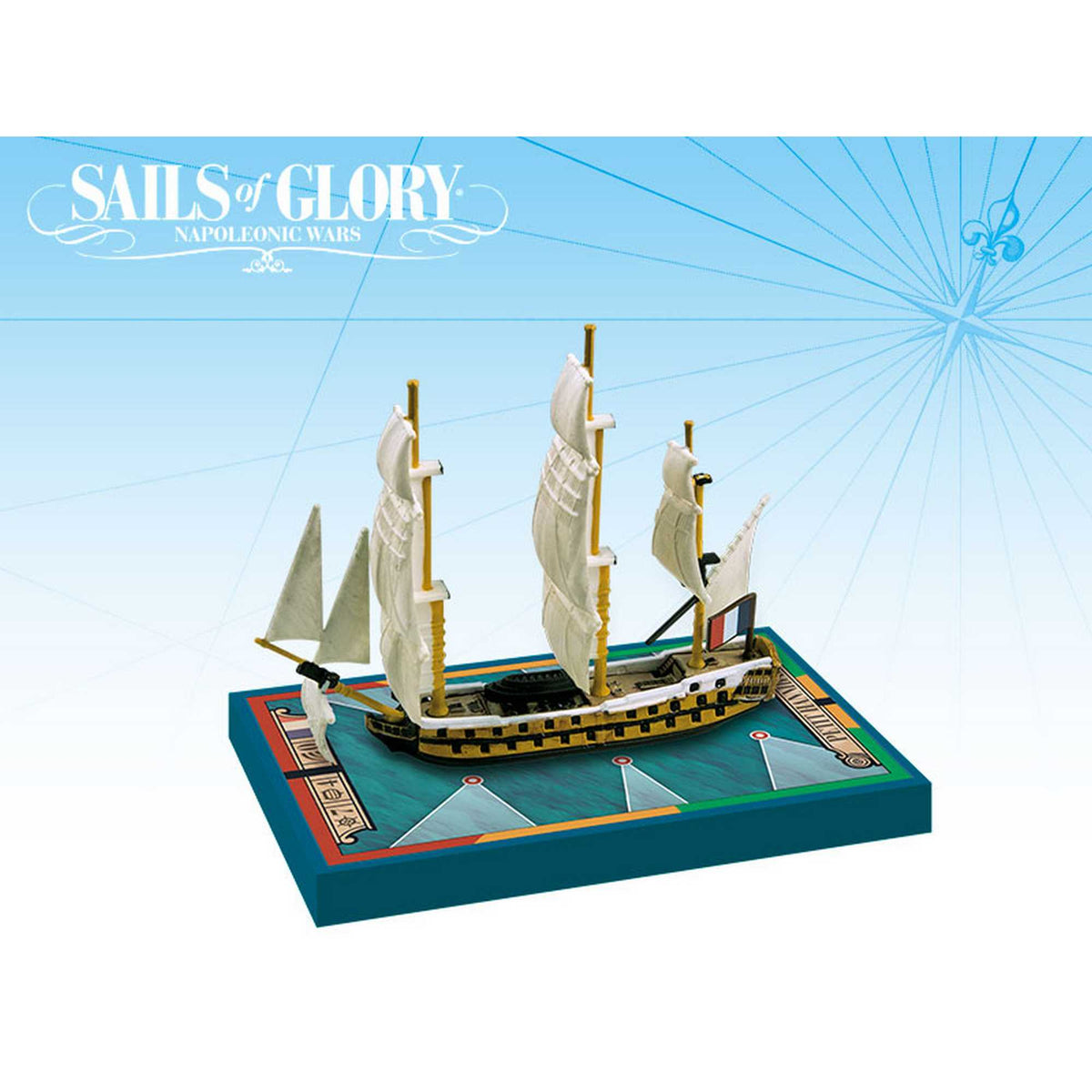 Sails of Glory Ship Pack Petit Annibal 1782 Leander 1798 Board Game 1