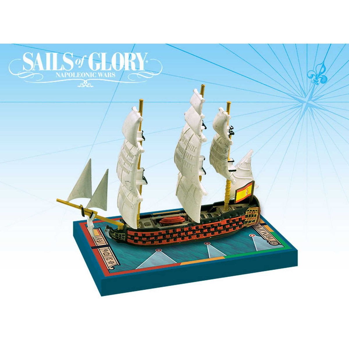 Sails of Glory Ship Pack Principe De Asturias 1794 San Hermenegildo 1789 1