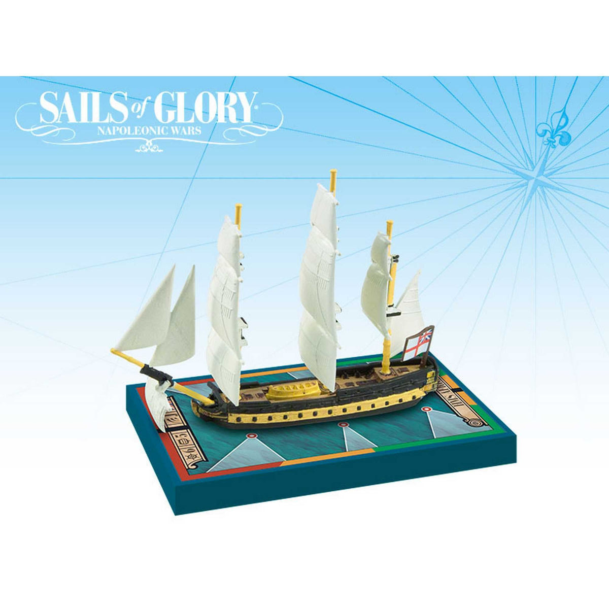 Sails of Glory Ship Pack HMS Africa 1781 HMS Vigilant 1774 Board Game 1