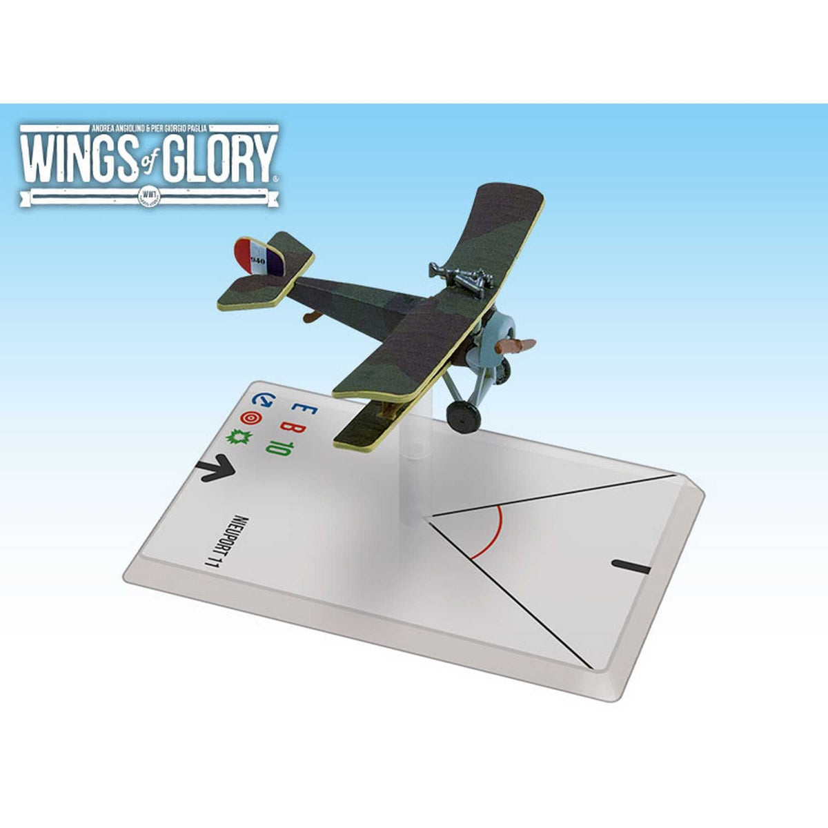 Wings of Glory WWI Nieuport 11 Chaput Board Game by Ares Games 1