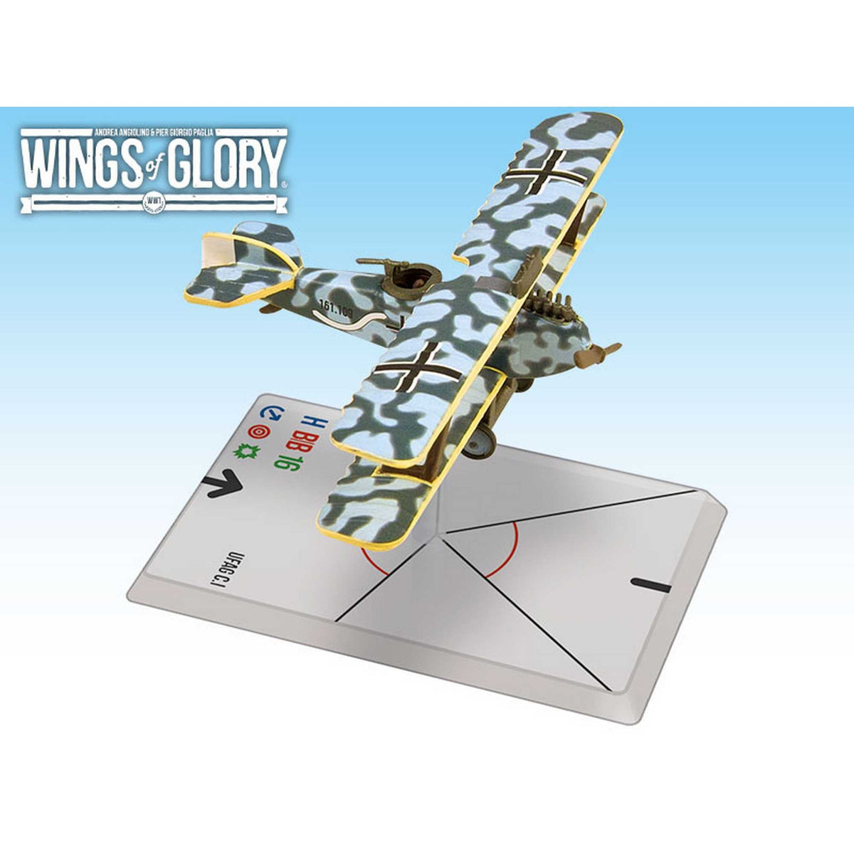Wings of Glory WWI Ufag C I Flik 62 S Board Game by Ares Games 1