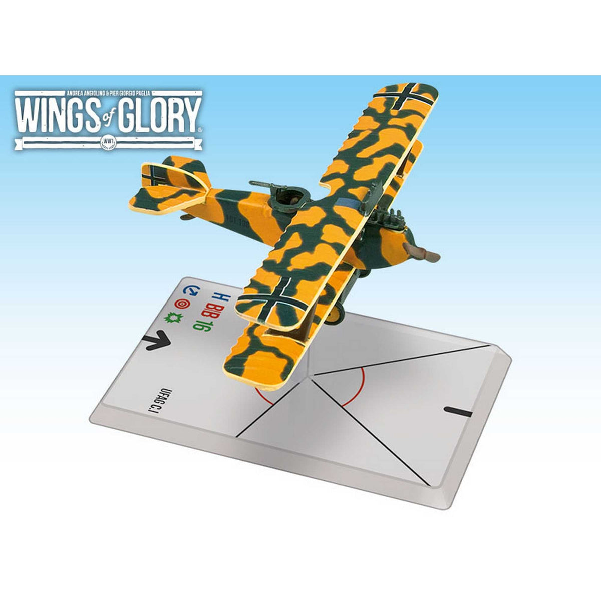 Wings of Glory WWI Ufag C I 161 138 Board Game by Ares Games 1