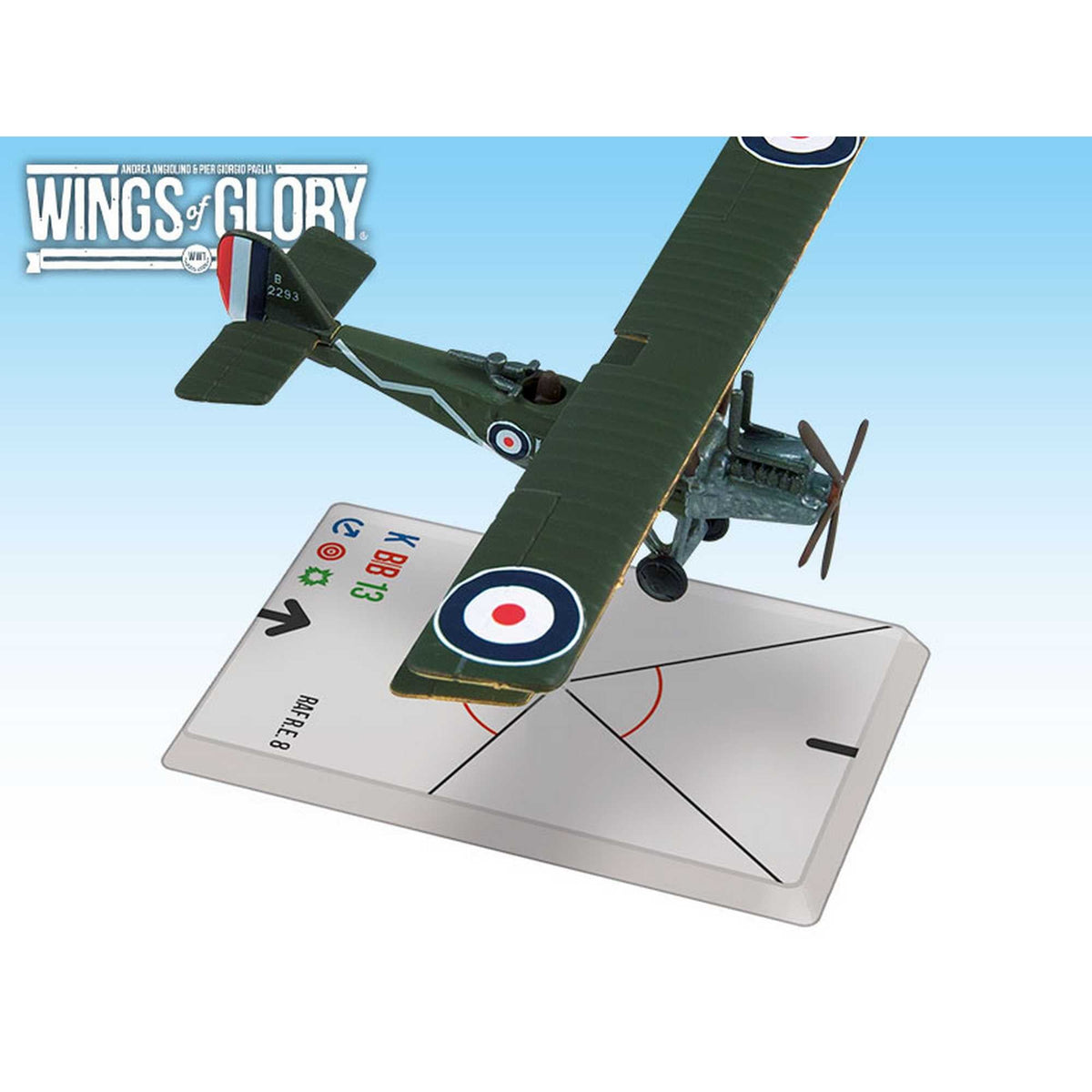 Wings of Glory WWI RAF R E 8 Marsh Mackay Dempster Board Game 1
