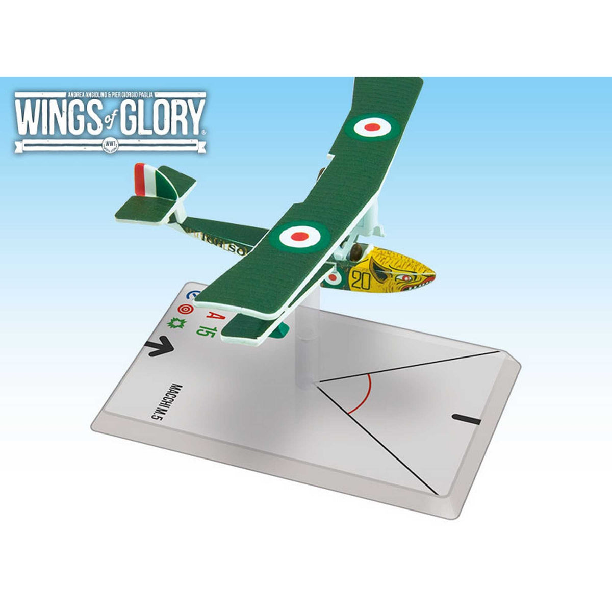 Wings of Glory WWI Macchi M 5 Arcidiacono Board Game by Ares Games 1