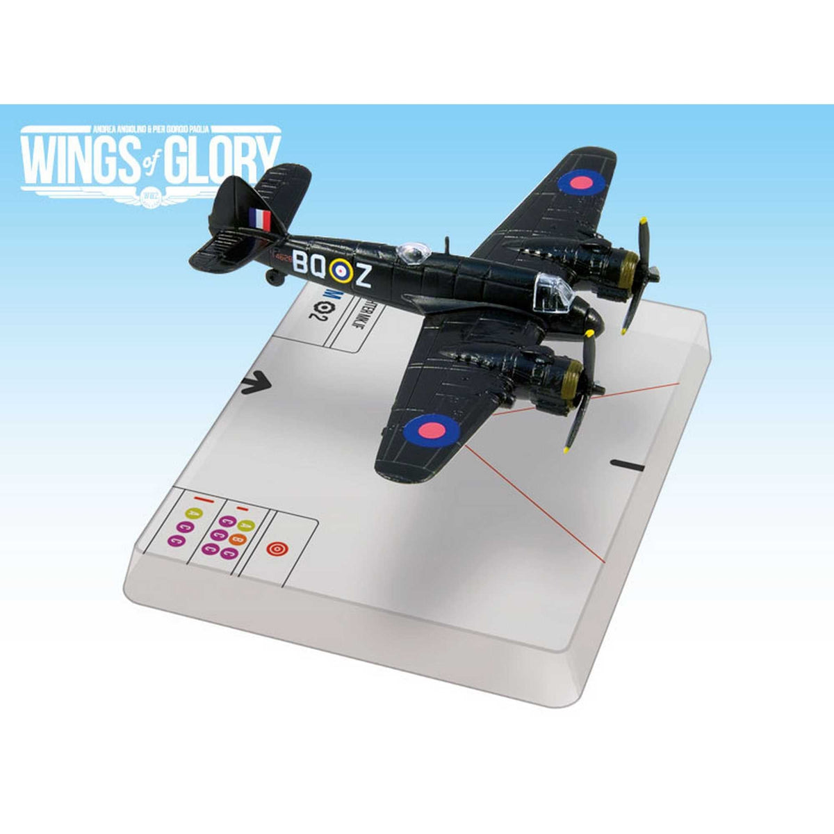 Wings of Glory Wwii Bristol Beaufighter MK IF Boyd Board Game 1