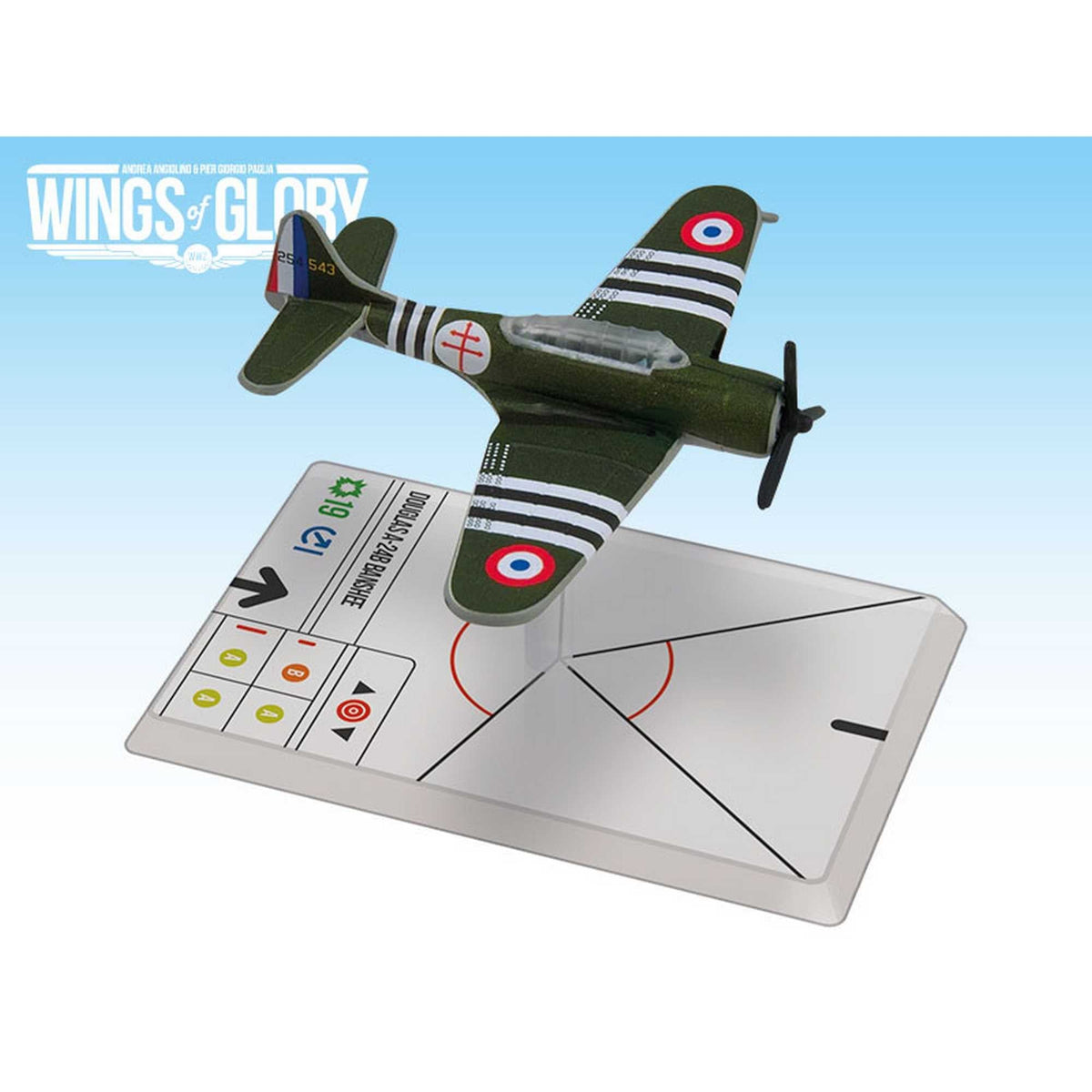 Wings of Glory Wwii Douglas a 24 Banshee Ruet Board Game by Ares Games 1