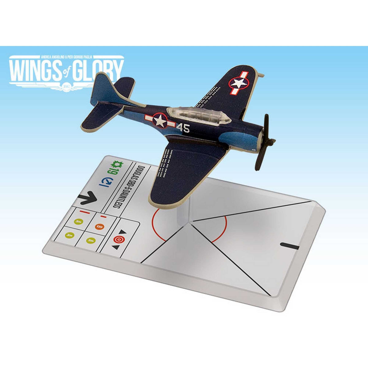 Wings of Glory Wwii Douglas SBD 5 Dauntless Kirkendahl Board Game 1