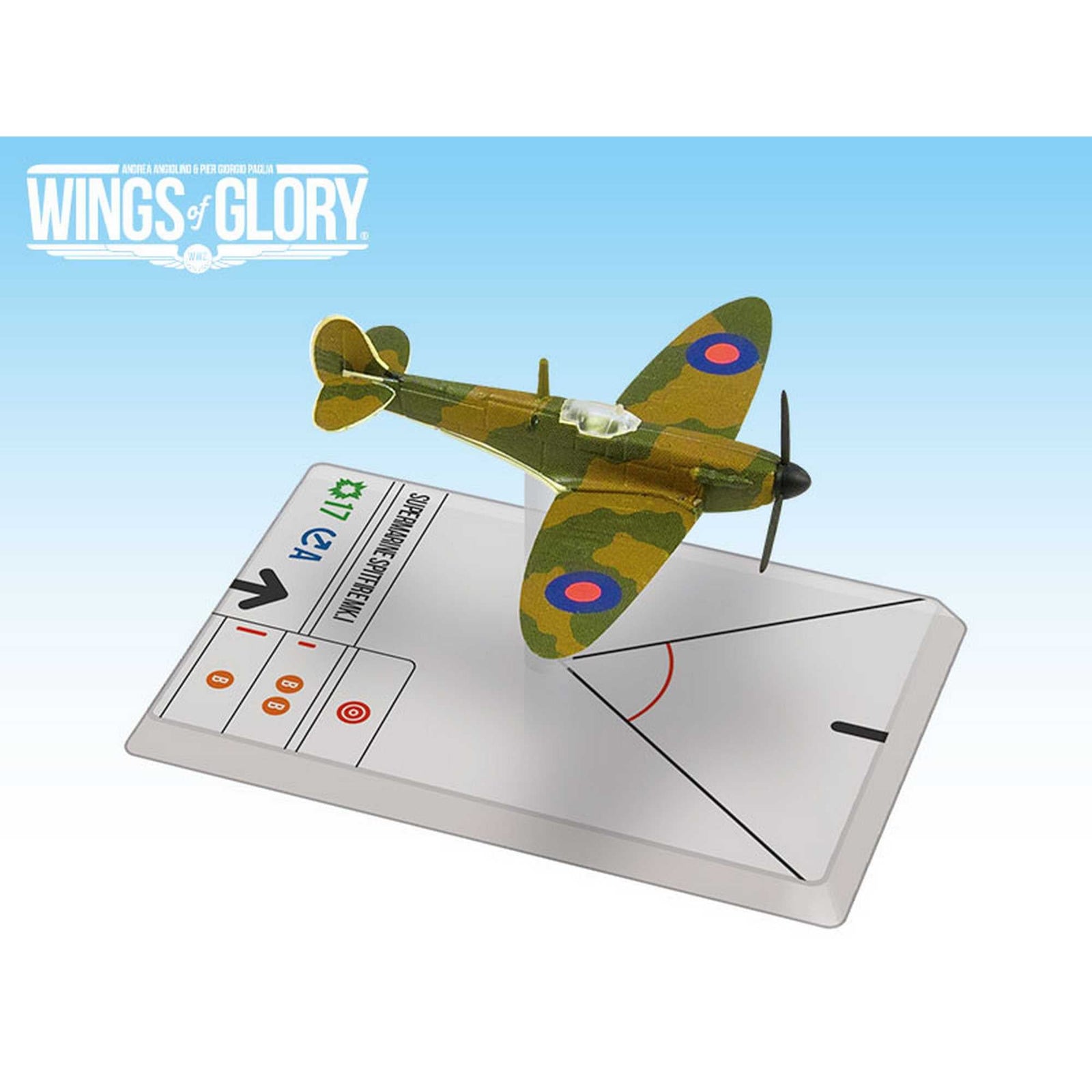 Supermarine Spitfire Mk I WW2 Squadron Pack Wings of Glory Miniature Game by Ares 1