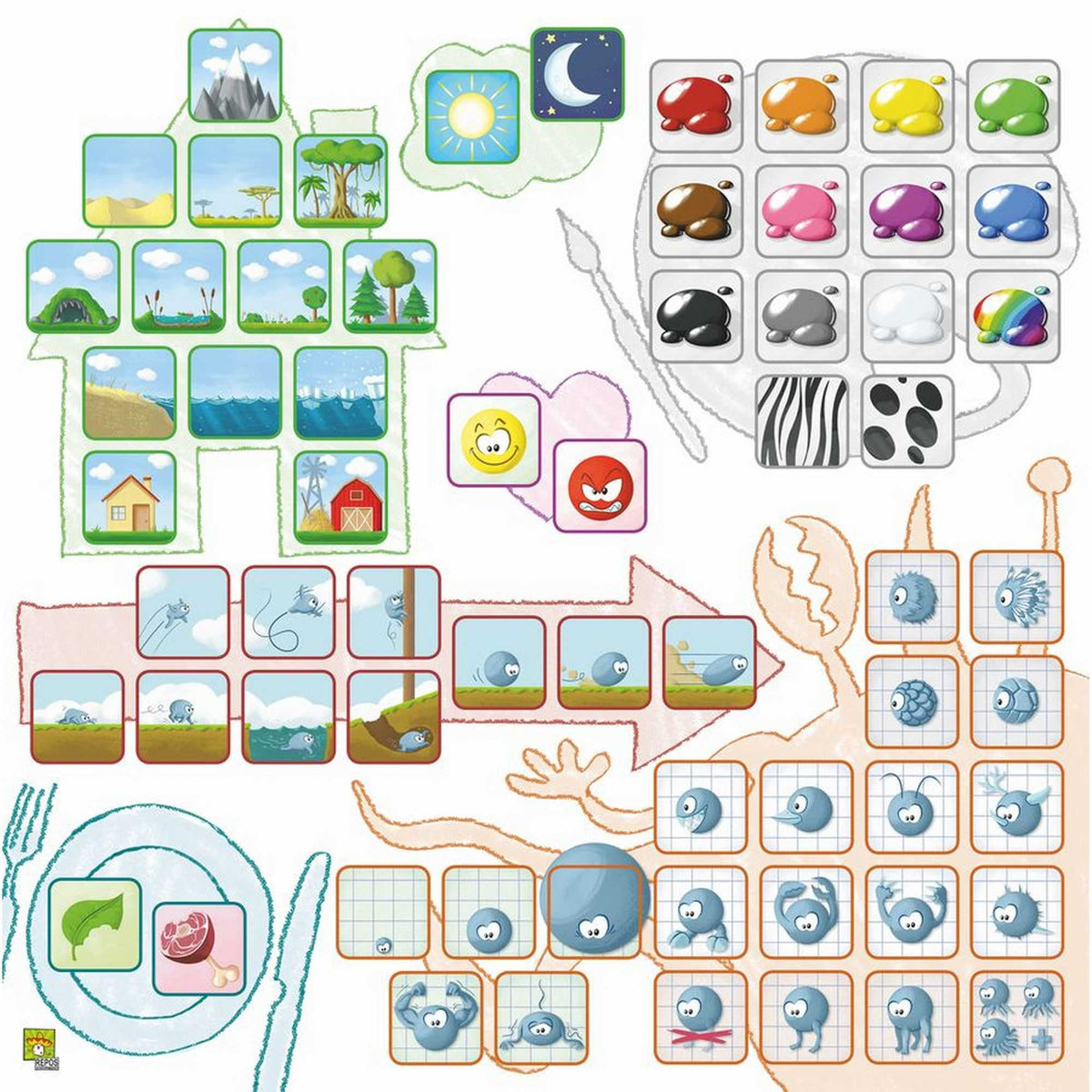 Concept Kids Animals Board Game by Repos 2