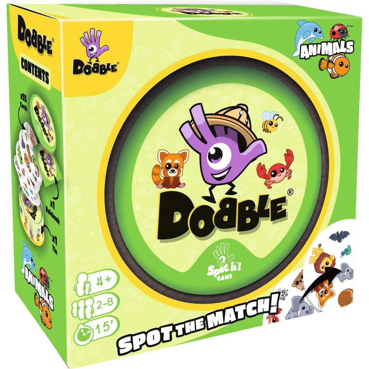 Dobble Animals Board Game by Zygomatic 1