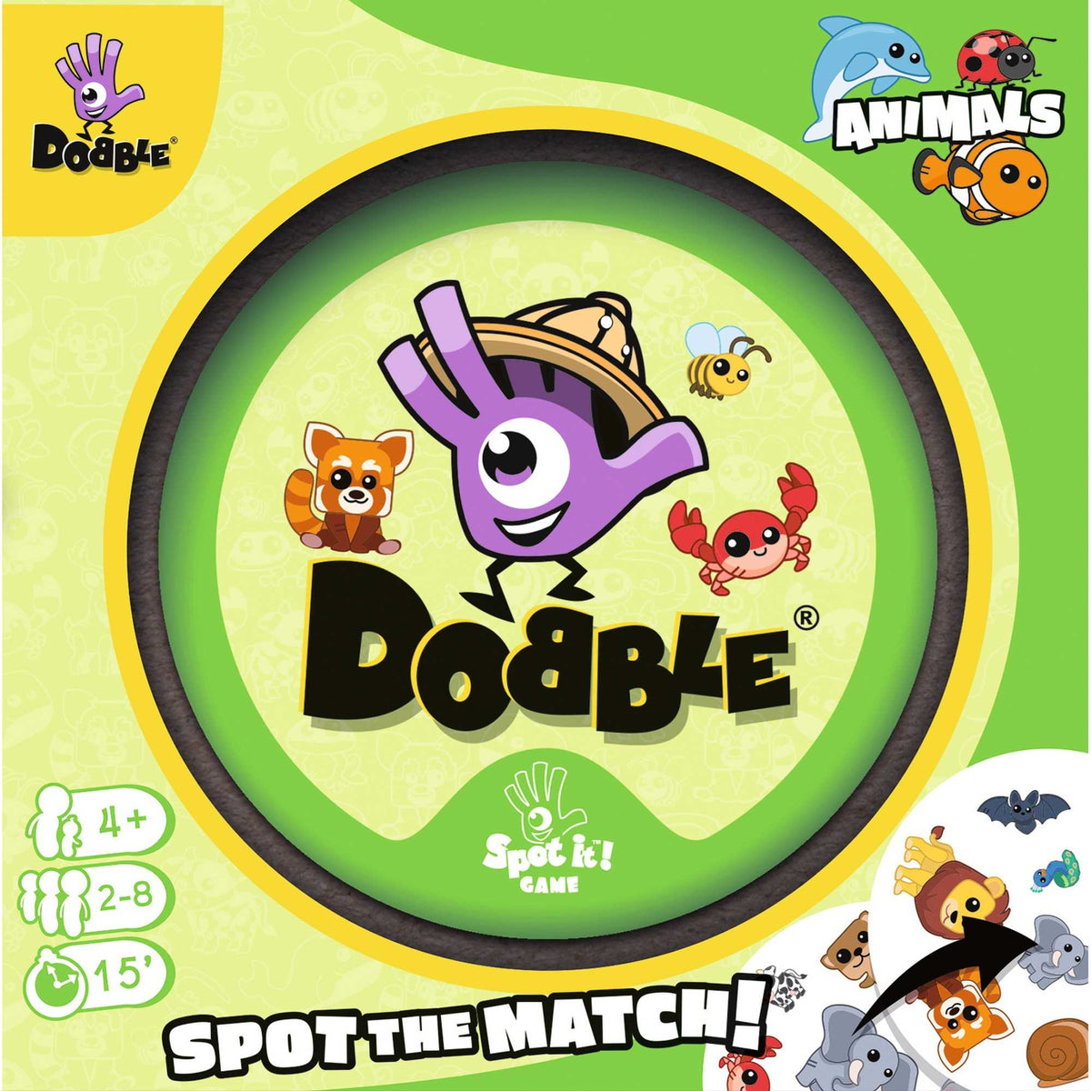 Dobble Animals Board Game by Zygomatic 3