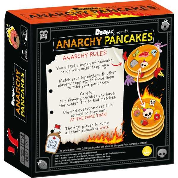 Dobble Anarchy Pancakes Clutch Box Board Game by Zygomatic 2