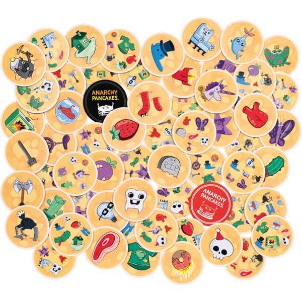 Dobble Anarchy Pancakes Clutch Box Board Game by Zygomatic 4