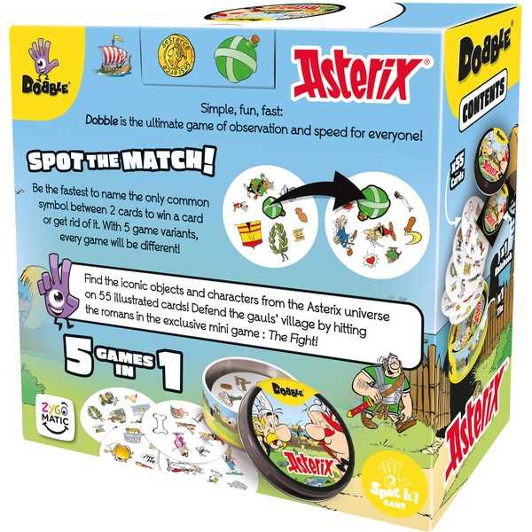 Dobble Asterix Card Matching Game 2