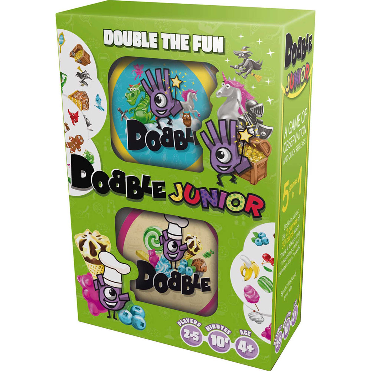 Dobble Junior Edition Card Game For 2-5 Players Ages 4+ 1