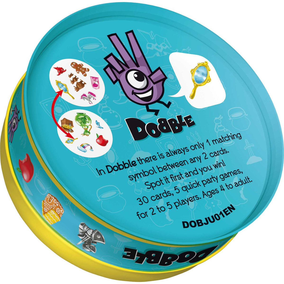 Dobble Junior Edition Card Game For 2-5 Players Ages 4+ 3