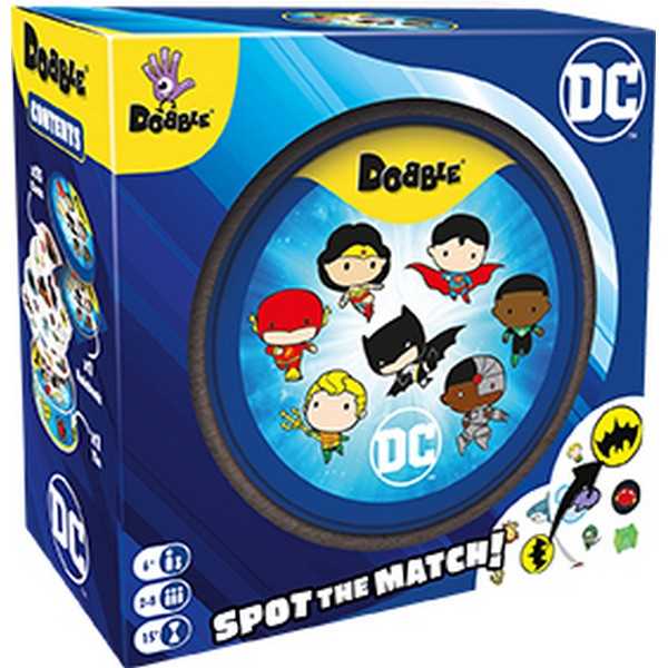 Dobble DC Universe Spot It! Family Party Card Game 1