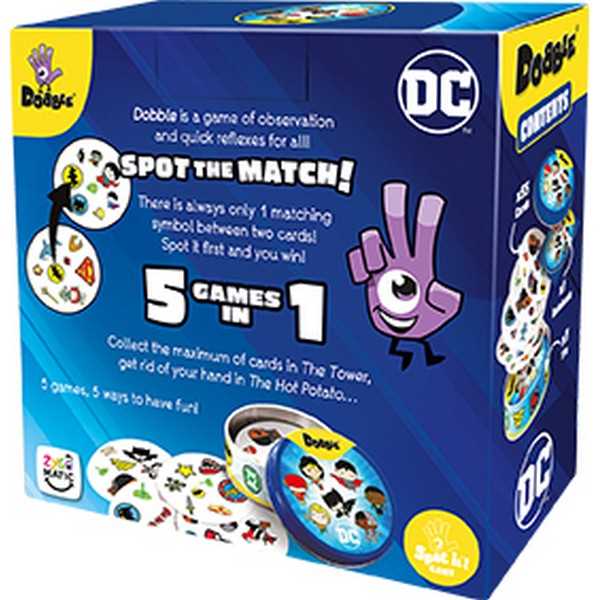 Dobble DC Universe Spot It! Family Party Card Game 2